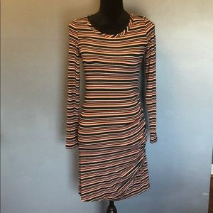 Striped Fitted Dress